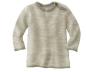 Preview: Disana Melange-Pullover in grau/natur