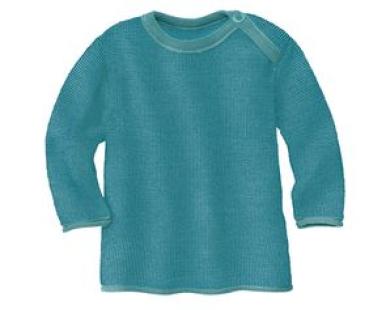 Disana Melange-Pullover in lagoon/blau