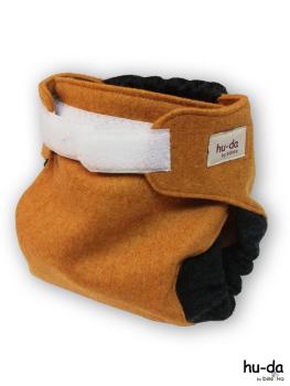 Orange Überhose aus Schurwolle für Stoffwindeln