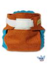 Überhose aus Wolle in orange für Baby-Stoffwindeln