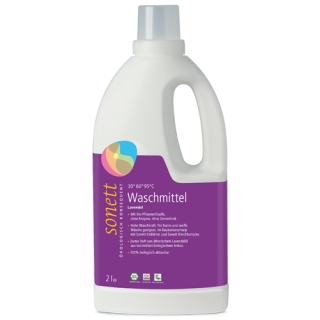 Sonett Waschmittel Lavendel fl&uuml;ssig 2 Liter 120 ml